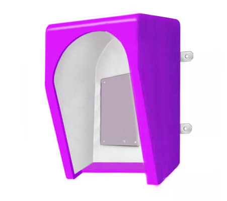 comprar Capilla acústica del teléfono de Hood Telephone Booths Dustproof Acoustic del teléfono resistente del vándalo Fabricación en línea