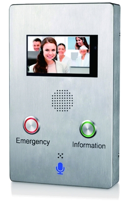 comprar El intercomunicador audio del IP da el intercomunicador libre de la emergencia del punto de la ayuda para el metro Fabricación en línea