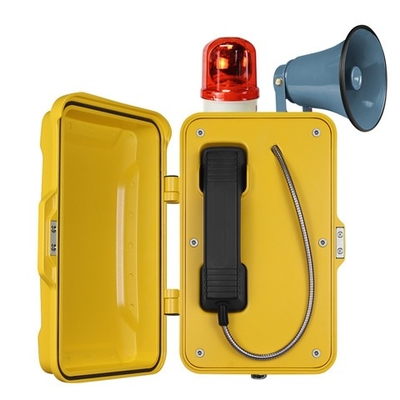 comprar Vándalo del teléfono de la alarma de la emergencia del ODM del OEM resistente con el interruptor intermitente Fabricación en línea
