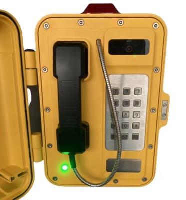comprar Teléfono industrial del sorbo de Voip del lado del camino de la carretera con la cámara resistente a la intemperie Fabricación en línea