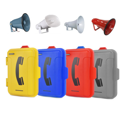 comprar Red de Voip de alto volumen Dirección telefónica pública con cubierta frontal protectora Fabricación en línea