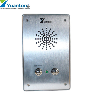 comprar Teléfono IP68 a prueba de agua montado en la pared con luz encendida y cubierta frontal Fabricación en línea
