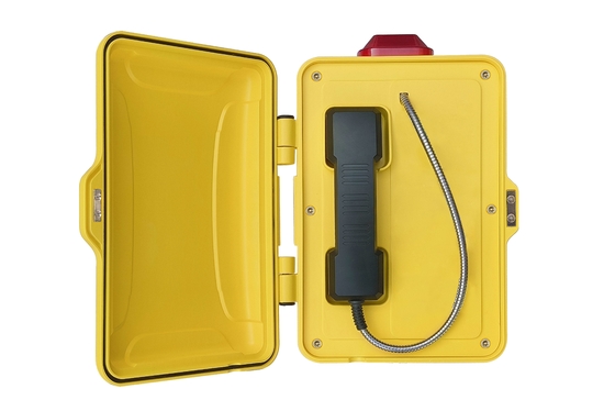 comprar Telefono a prueba de agua IP68 Análogo Industrial VoIP Fábrica de teléfonos al aire libre Fabricación en línea