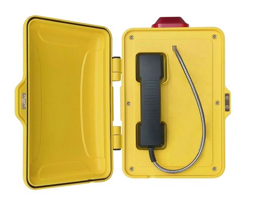 comprar Teléfono industrial a prueba de intemperie con protección IP68, amplificador incorporado de 30W y montaje en pared/poste Fabricación en línea