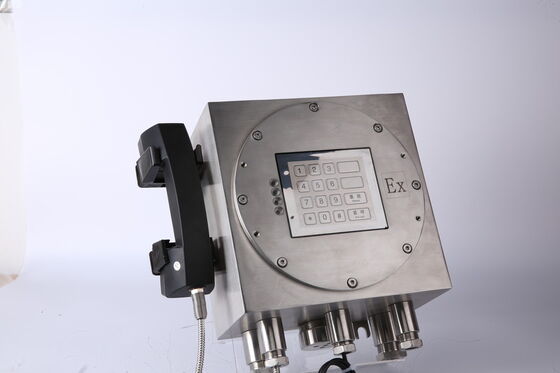 comprar Teléfono a prueba de explosión con protección IP66, versiones analógicas y SIP, y carcasa de aleación de aluminio para entornos peligrosos Fabricación en línea