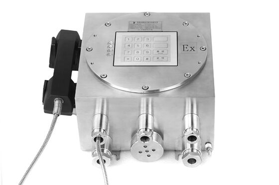 comprar Cubierta de acero inoxidable Protección IP66 30W Amplificador incorporado Telefono industrial a prueba de explosiones Fabricación en línea