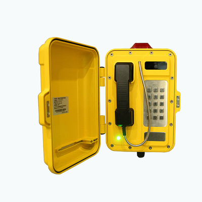 comprar 24VDC al teléfono análogo impermeable industrial 65VDC con la cámara de vídeo Fabricación en línea