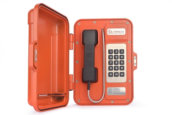 comprar Teléfono impermeable al aire libre VOIP del CE del teléfono industrial de la FCC RoHs Fabricación en línea