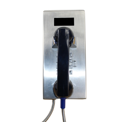 comprar Teléfono de acero inoxidable resistente del vándalo análogo impermeable con el telclado numérico Fabricación en línea