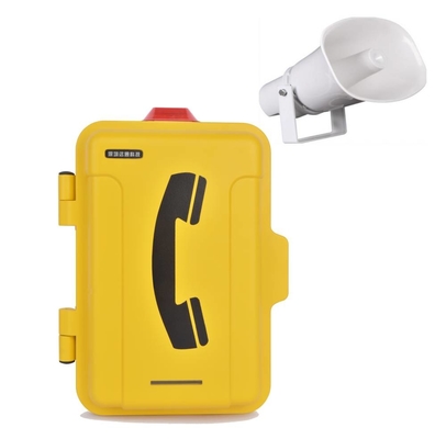 comprar Amarillo al aire libre de la emergencia del teléfono análogo industrial impermeable del IP Fabricación en línea