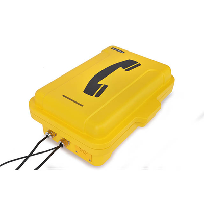 IP68 Teléfono industrial a prueba de intemperie con pantalla LCD opcional y botones metálicos