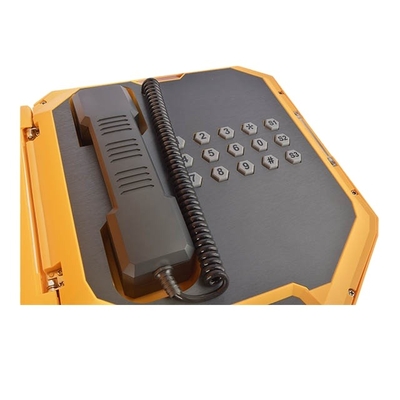 Teléfono a prueba de explosión para ambientes hostiles teclado duradero y resistente -40 C 70 C Rango de temperatura