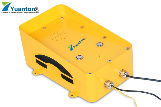 Dispositivos de comunicación industrial POE opcionales con altavoz de 3W y teclado de silicona o acero inoxidable