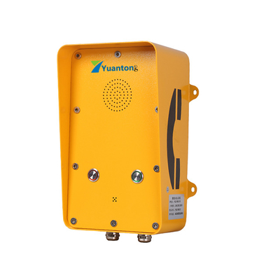 30W Max amplificador incorporado Telefono industrial DC 12V / AC 220V Material de vivienda para soluciones de comunicación industrial