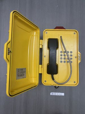 IP68 Análogo Industrial VoIP a prueba de intemperie Telefono al aire libre con amplificador incorporado de 30W máximo y POE opcional