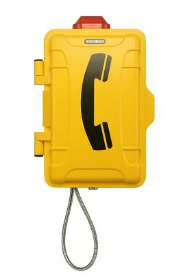Teléfono industrial a prueba de intemperie con zumbador de 3W, amplificador incorporado de 30W y fuente de alimentación de CC 12V/CA 220V