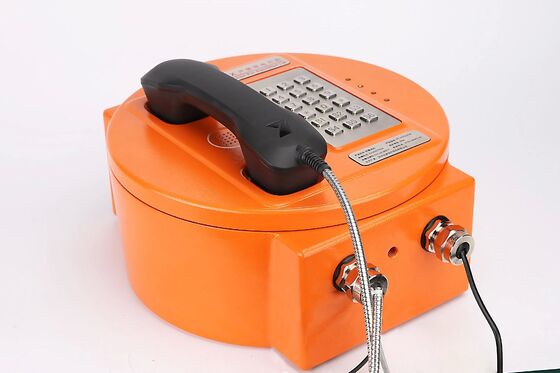 Teléfono a prueba de explosiones con cancelación de ruido potente, grado de protección IP66 y amplificador integrado de 30W para áreas peligrosas