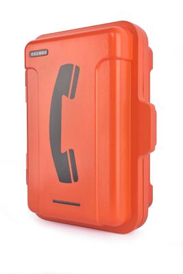 Teléfono a prueba de explosiones con carcasa de aleación de aluminio, fuerte cancelación de ruido y amplificador incorporado de 30W para áreas peligrosas